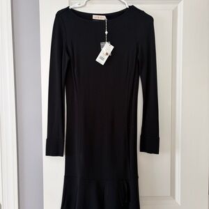Tory Burch Classic Black Long Sleeve Dress